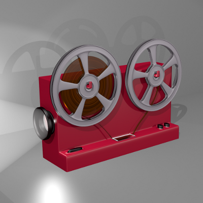 render lateral del proyector