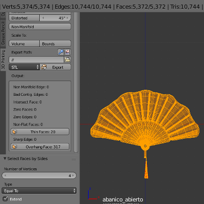 resultado test addon 3D print toolbox