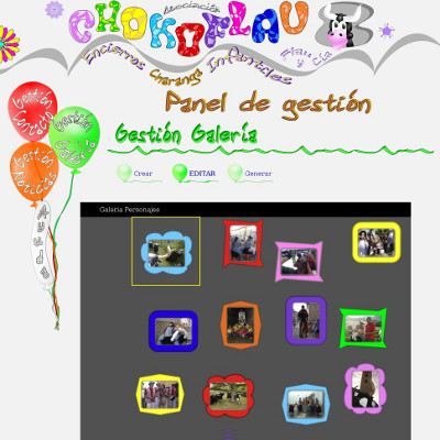 captura panel de gestion