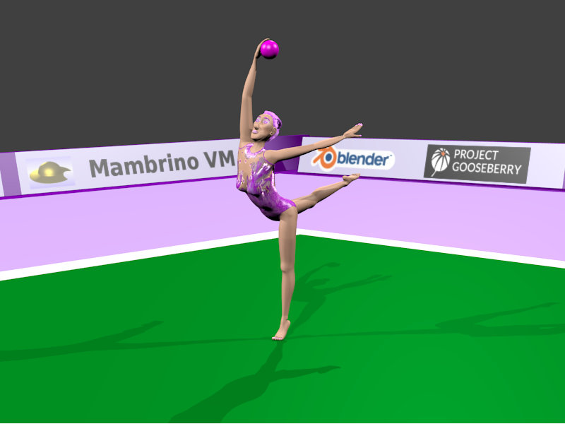 render de muñeca en actuacion gimnastica