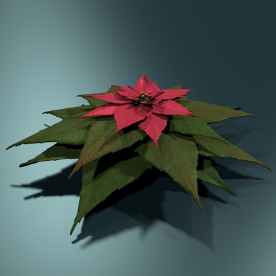 render de la flor de pascua