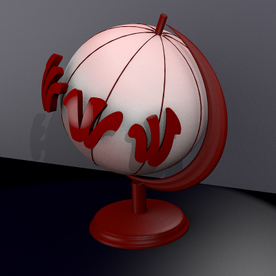 render lateral globo web