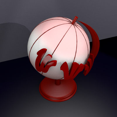 render lateral globo web