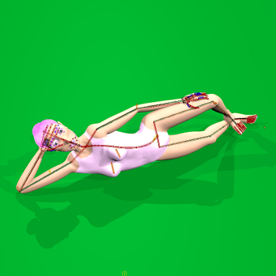 render pose  tumbada con armadura sobrepuesta