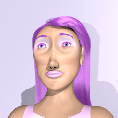 render facial distraida