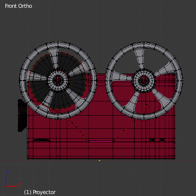 proyector vista frontal