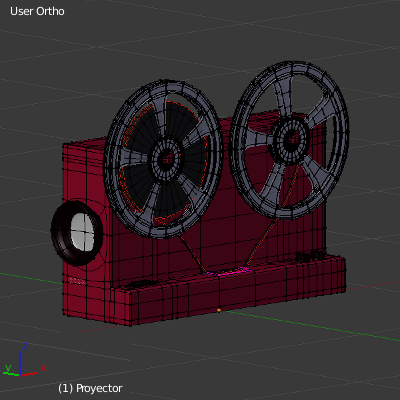 proyector vista libre lateral