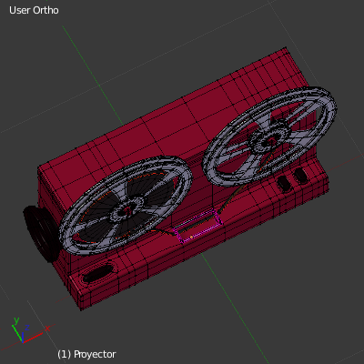 proyector vista libre elevada