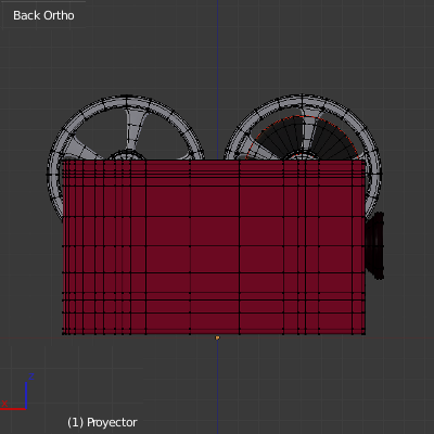 proyector vista trasera